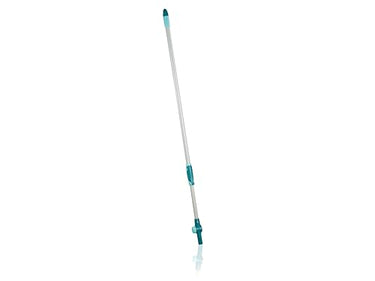 Leifheit telescopic handle 190 cm, extendable telescopic pole from 110 to 190 cm, steel handle with click system and hanging eyelet, extendable telescopic pole with joint, ideal for surface cleaning on sale